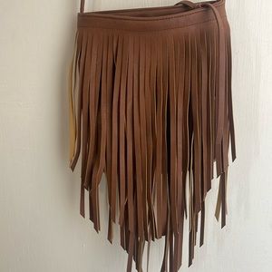 Fringe crossbody bag